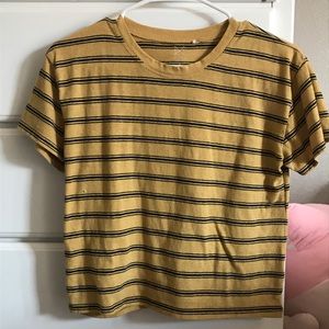 PacSun Yellow Striped Tee